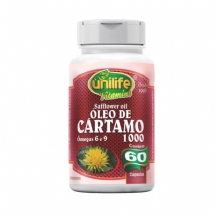 OLEO DE CARTAMO 60 CAPS - UNILIFE